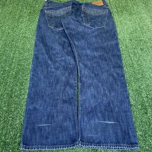 VTG Akoo Jeans Mens 36x31" Blue Relaxed Straight Leg Hip Hop Baggy Y2K 00s